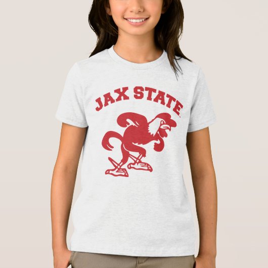 JAX-Staat Gamecocks, Staat Jacksonville Tri-Blend Shirt (Vorderseite)