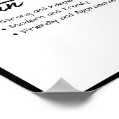 Jaxon, Junge Personalisierte Bezeichnung Definitio Poster (Ecke)