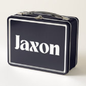 Jaxon Metall Brotdose (Vorderseite)