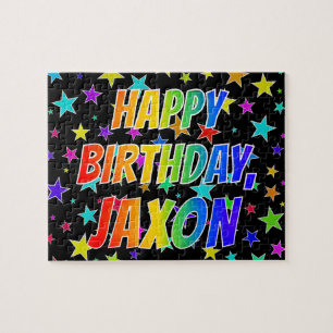 "JAXON" Vorname, Spaß "GLÜCKLICHER BIRTHTAG" Puzzle