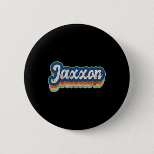 Jaxxon Vorname Boy Vintag Style 70er 80er Person Button