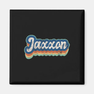 Jaxxon Vorname Junge Vintage Stil 70er 80er Person Magnet