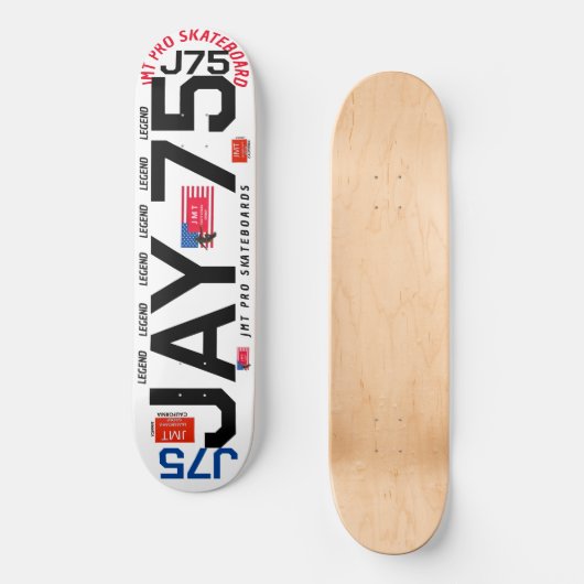 JAY 75 JMT 8 1/4" Skateboard Deck (Vorderseite)