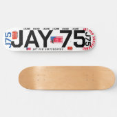 JAY 75 JMT 8 1/4" Skateboard Deck (Horizontal)