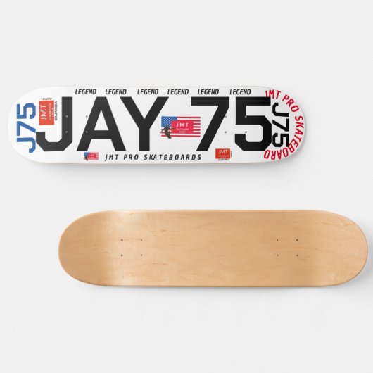 JAY 75 JMT 8 1/4" Skateboard Deck (Horizontal)