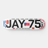 JAY 75 JMT 8 1/4" Skateboard Deck (Horizontal)