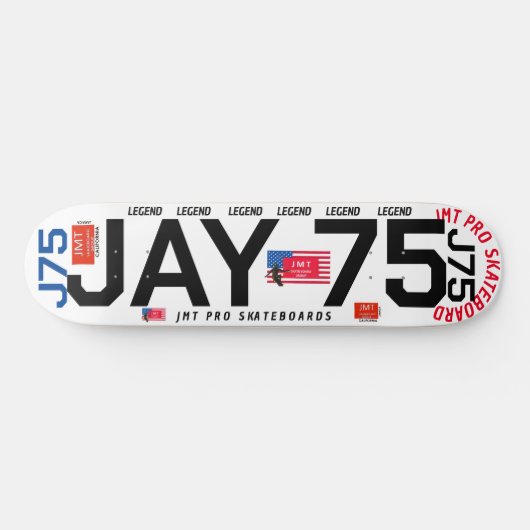 JAY 75 JMT 8 1/4" Skateboard Deck (Horizontal)