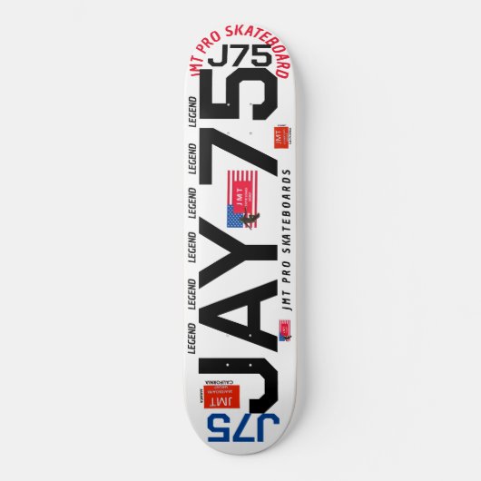 JAY 75 JMT 8 1/4" Skateboard Deck (Vorderseite)