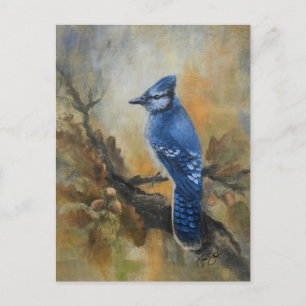 Jay Bird Postcard Feiertagspostkarte