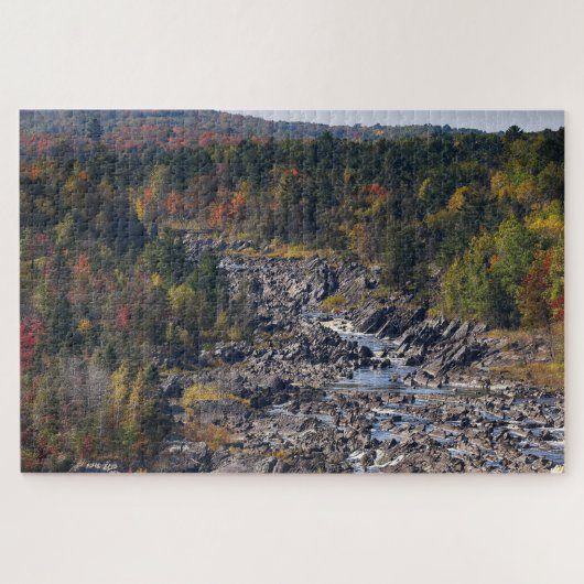Jay Cooke Staat Park Minnesota St. Louis River Puzzle (Horizontal)
