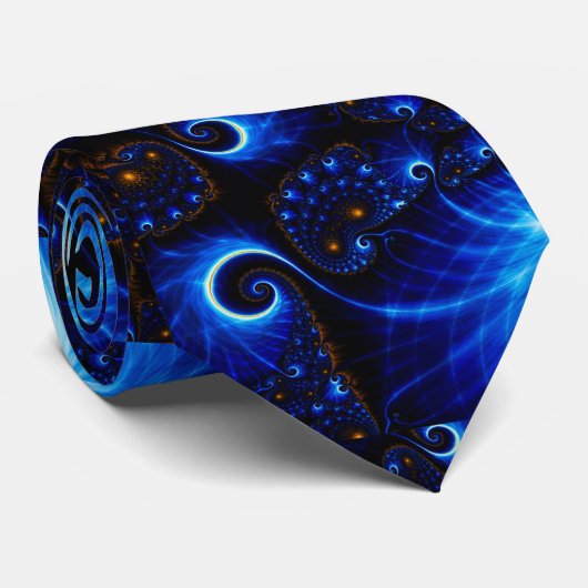Jay-Funk-kosmisches Szenen-Muster Krawatte (Gerollt)