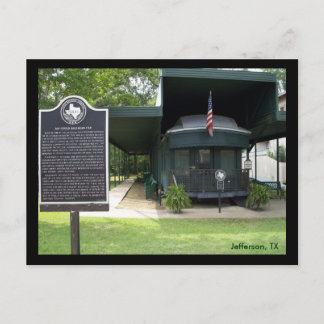 Jay Gould's Railroad Car Postkarte