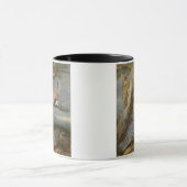 Jay, grüner Specht, Tauben und Redstart, c.165 Tasse (Zentrum)