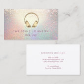 Jay-Imitate farbenfroher Glitzer-Effekt Visitenkarte (Vorne/Hinten)