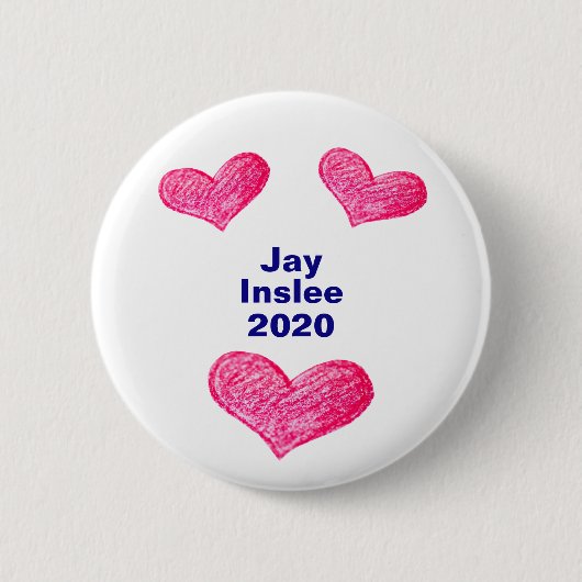 Jay Inslee 2020 Präsidentenkampagne Button (Vorderseite)