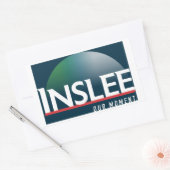Jay Inslee 2020 Rechteckiger Aufkleber (Umschlag)