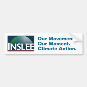 Jay Inslee unser Moment Autoaufkleber