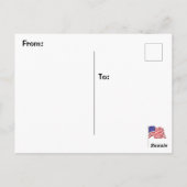 Jay Inslee zitiert aus zweiter demokratischer Deba Postkarte (Rückseite)