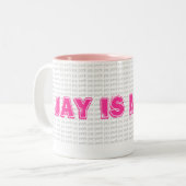 Jay ist meins! zweifarbige tasse (Vorderseite Links)