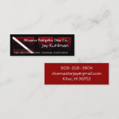 Jay-Karte Mini Visitenkarte (Vorne/Hinten)