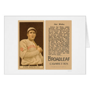 Jay Kirke Braves Baseball 1912