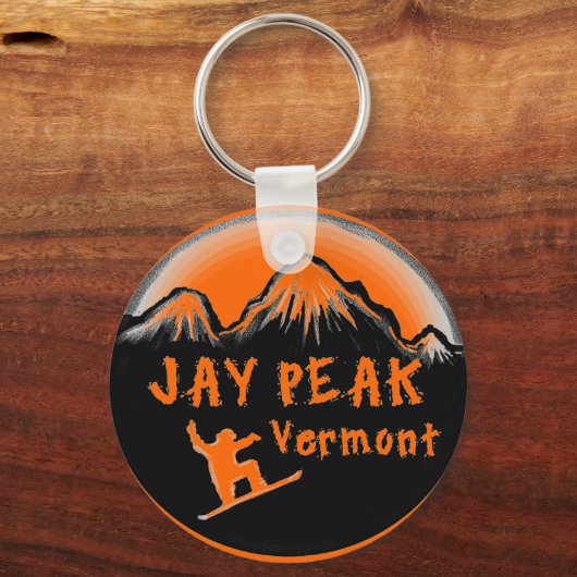 Jay Peak Vermont artistic skier Schlüsselanhänger (Vorderseite)
