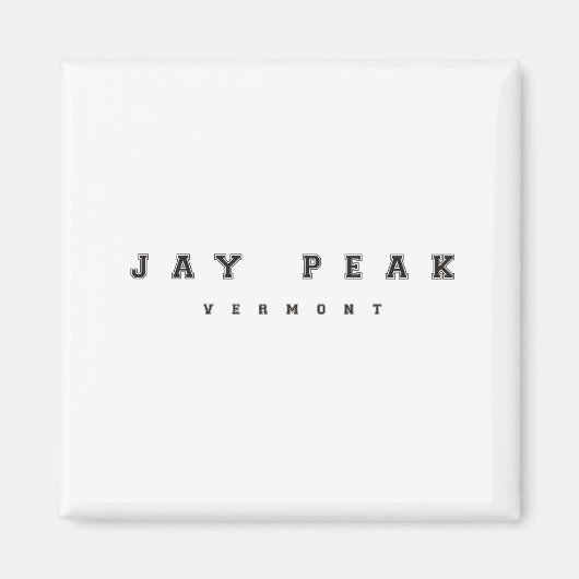 Jay Peak Vermont Magnet (Vorne)