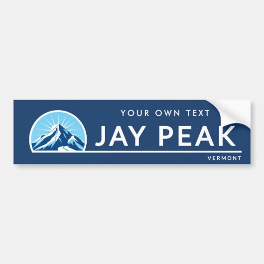 Jay Peak Vermont mountain ski resort Autoaufkleber (Vorne)