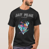 Jay Peak Vermont Retro Skier T-Shirt (Vorderseite)