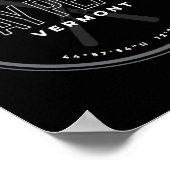 Jay Peak Vermont Ski Poster (Ecke)