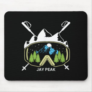 Jay Peak Vermont Skifahren Skifahrer Skibrille und Mousepad