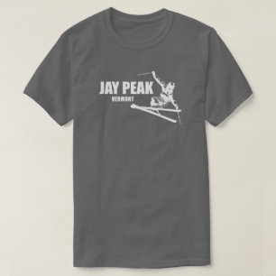 Jay Peak Vermont Skifahrer T-Shirt