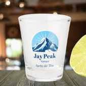 Jay Peak Vermont USA après-ski souvenir Schnapsglas