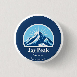 Jay Peak Vermont USA Souvenir Button
