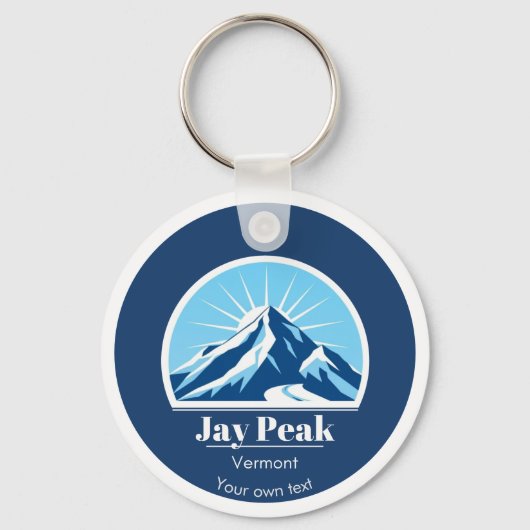 Jay Peak Vermont USA Souvenir Schlüsselanhänger (Vorderseite)