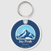 Jay Peak Vermont USA Souvenir Schlüsselanhänger (Rückseite)