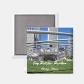 Jay Pritzker Pavilion Magnet (Vorderseite/Rückseite)