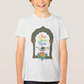 Jay shree ram  Tri-Blend shirt (Vorderseite)