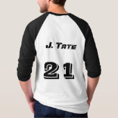 Jay Tate 3/4 Raglan T-Shirt (Rückseite)