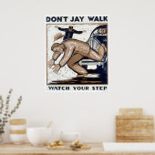 Jay Walk 1937 WPA nicht Poster (Küche)