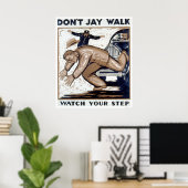 Jay Walk 1937 WPA nicht Poster (Heimbüro)