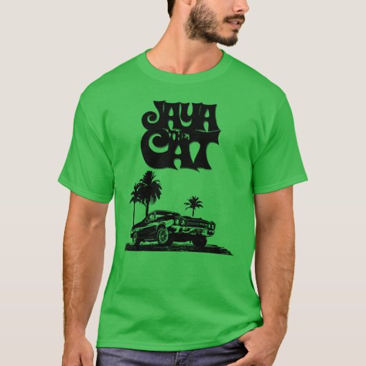Jayahe Cat lustiger Junge T-Shirt (Vorderseite)