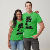Jayahe Cat lustiger Junge T-Shirt (Unisex)