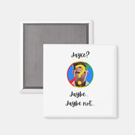 Jaybe, Jaybe nicht Magnet (Vorderseite/Rückseite)