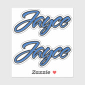 Jayce Name blue Aufkleber Sticker Stickerset (Blatt)