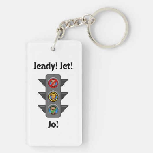 Jayce Stoplight Schlüsselanhänger (Rückseite)