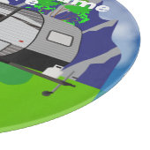 Jayco Jayflight Happy Campers Design Schneidebrett (Ecke)