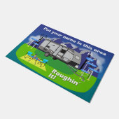 Jayco Jayflight Trailer Design Roughin' It Fußmatte (Schrägansicht)