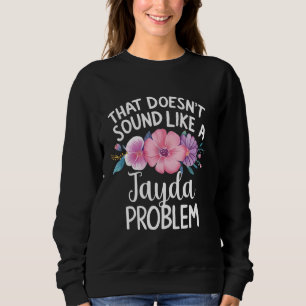 JAYDA Personalisierte Niedliche Blume Girls JAYDA Sweatshirt