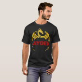 Jayden Name Shirt Dragon Personalized Birthday Gif (Vorne ganz)